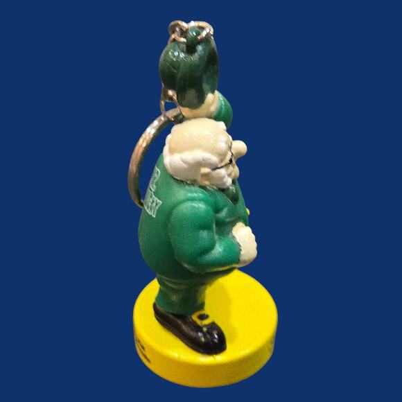 St. Patrick's 1980 Leprechaun Power Button & Vintage Casino Lucky Irish Keychain - Picture 8 of 13